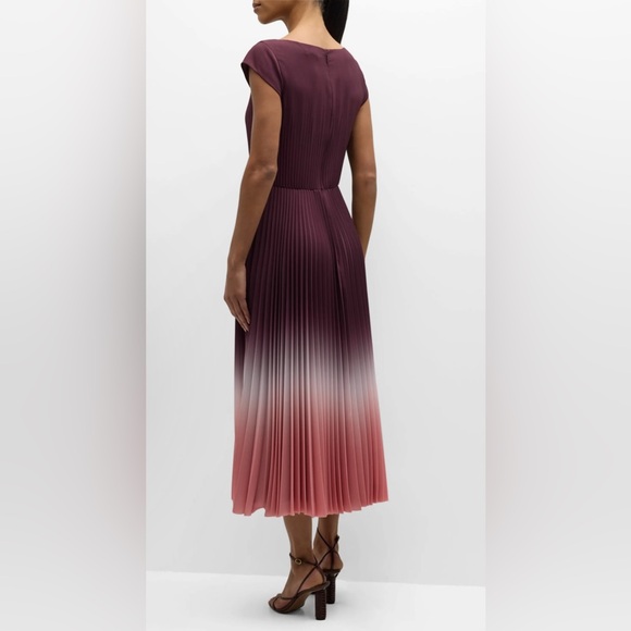 Jason Wu Collection NWT Dip Dye Marocaine Pleated Crepe Dress - Picture 4 of 8